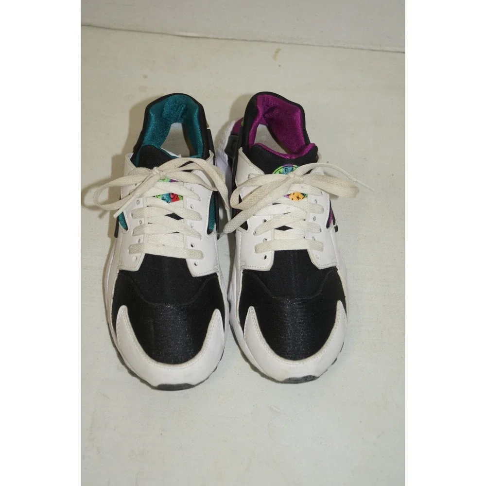 Nike Huarache Run GS Peace Love Size 7Y DM8156-100